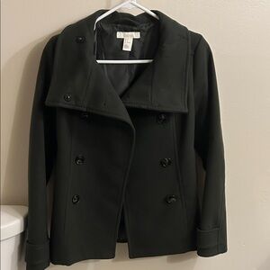 H&M Dark Green Pea Coat